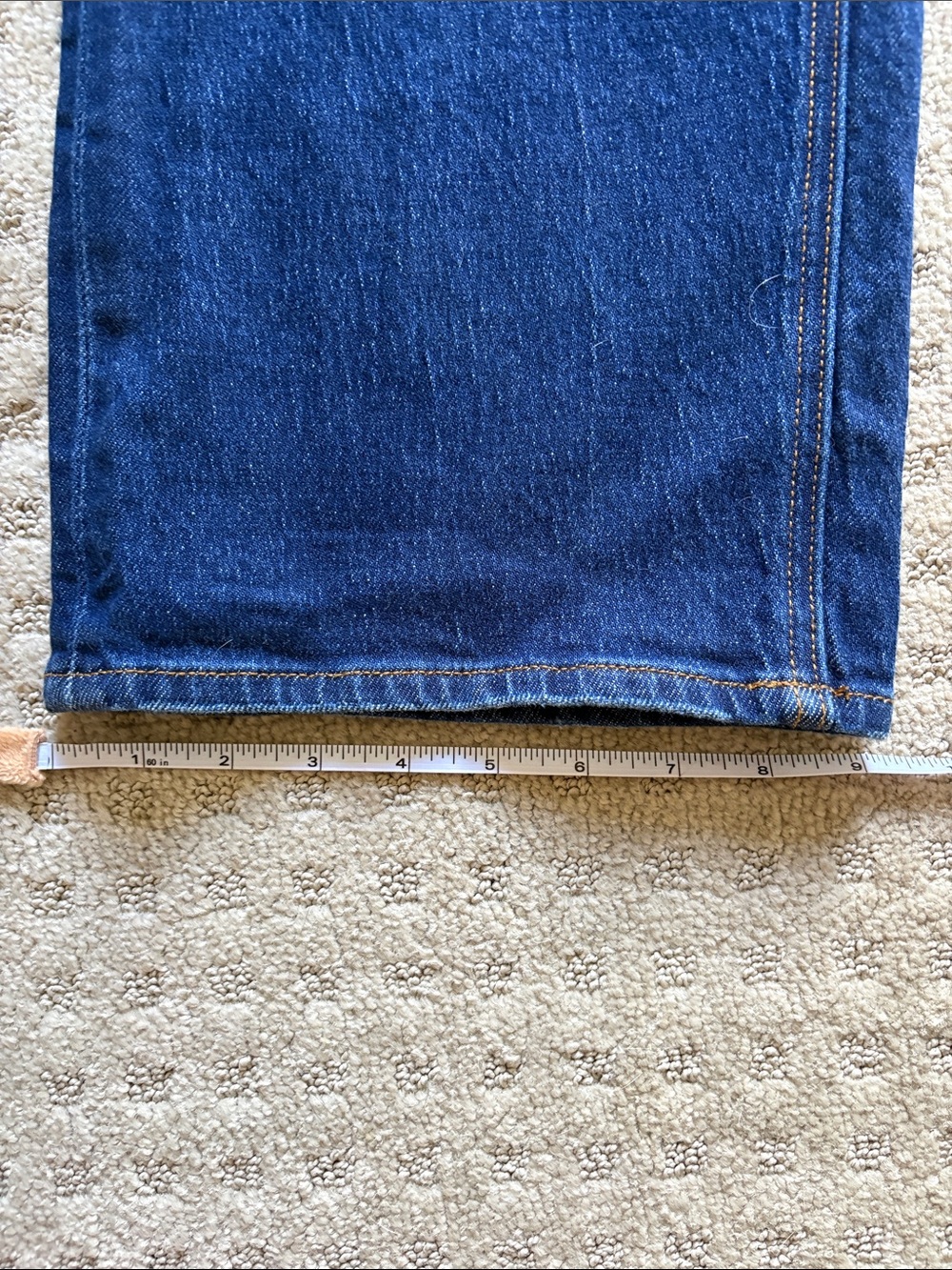 Quince Women’s Bella Stretch Dark Blue Straight-Leg Jeans - Picture 11 of 11
